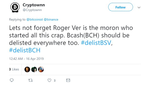 bitcoin sv twitter controversy