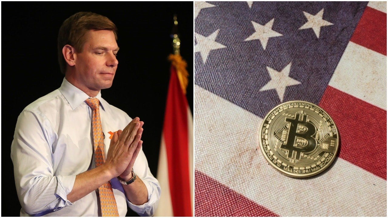 Eric Swalwell, bitcoin, presidential candidate