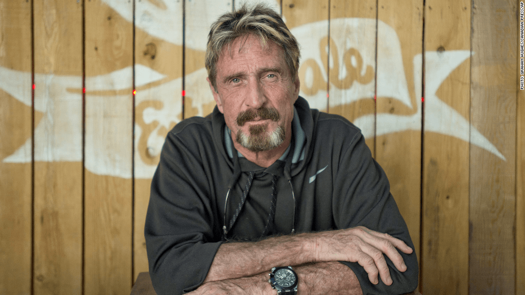 Self-Proclaimed Clown John McAfee Offers Cybersecurity Expertise to CZ