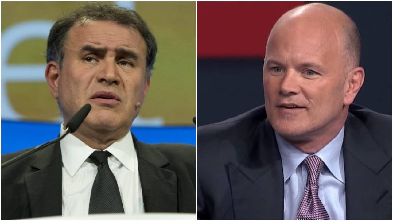 Bitcoin Basher Nouriel Roubini Cowers from Novogratz’s Crypto Wager
