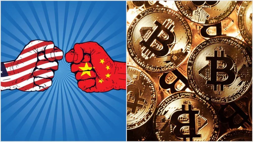 U.S China trade war, bitcoin