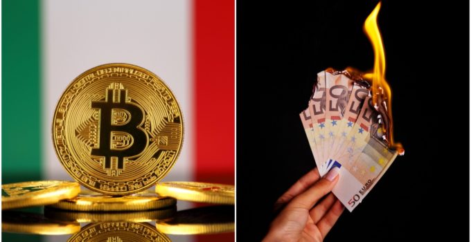 bitcoin, italy, euro