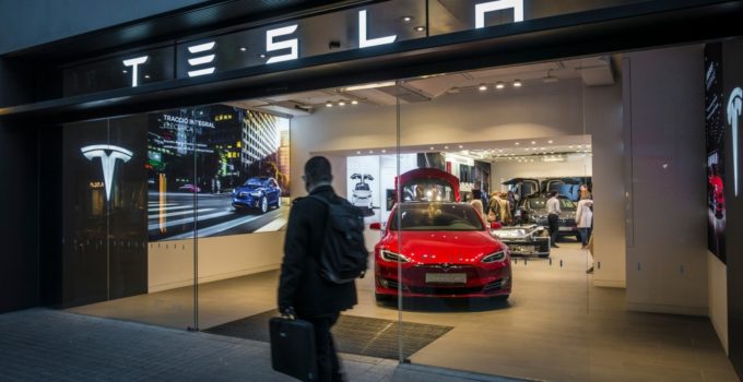 tesla showroom