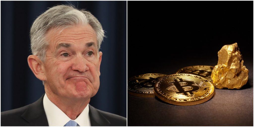 Jerome Powell's dovish commentary boosts gold over bitcoin