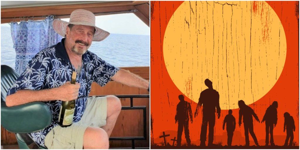 John McAfee shills zombie cryptocurrency ICO