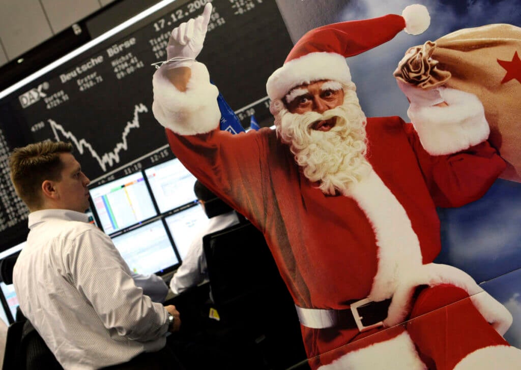 stock market santa claus rally