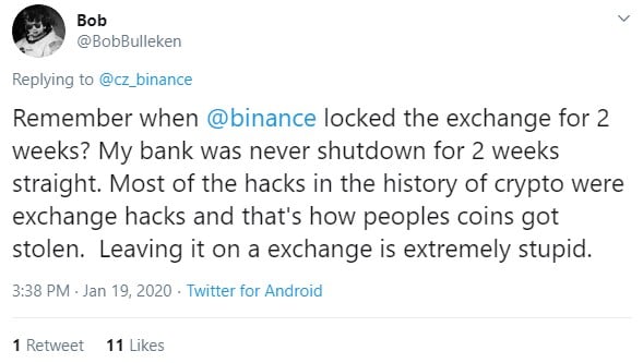 Does anyone remember the Binance lockout?
