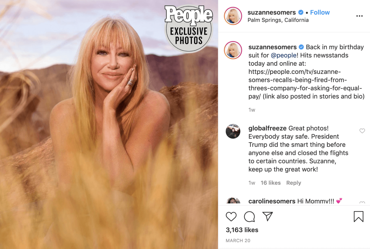 Calm Down, Suzanne Somers - Were Not Ready for Grandmas 