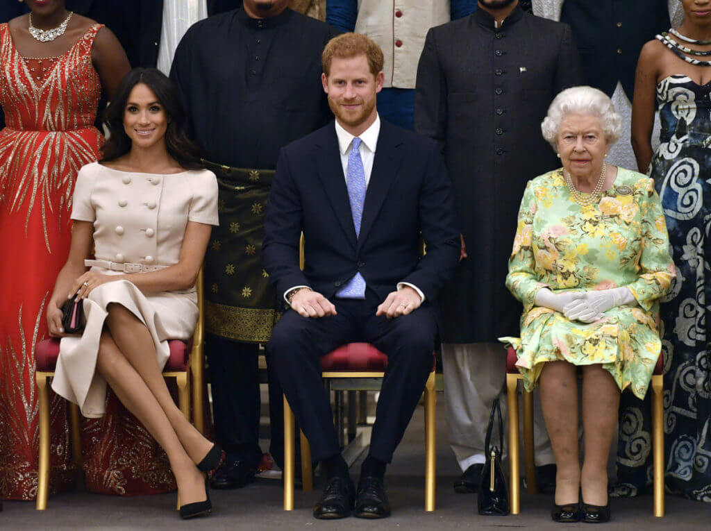 meghan markle, prince harry, queen elizabeth, archie, royal family