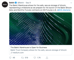 a tweet with an image of a wave
