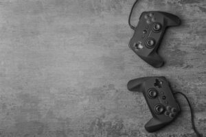 black game controller