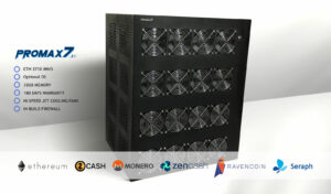 a black computer case with a white background