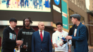 a group of men standing next to each other
