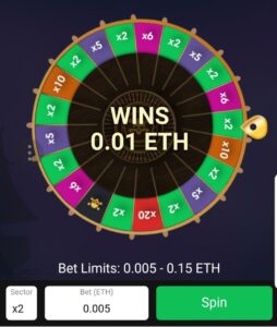a wheel of fortune with the winning numbers on it