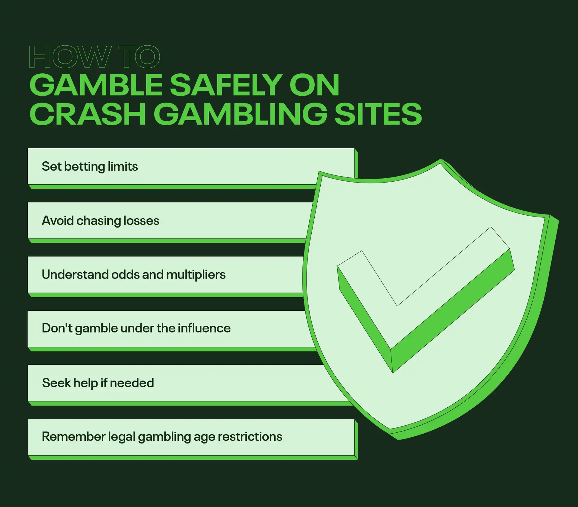 How to gamble safely on crypto crash gambling sites