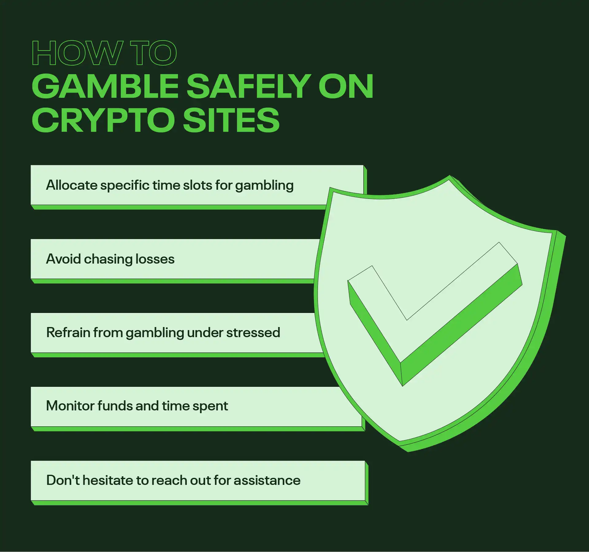 How to gamble safely on crypto gambling sites