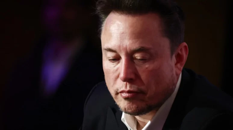 Elon Musk Sad.
