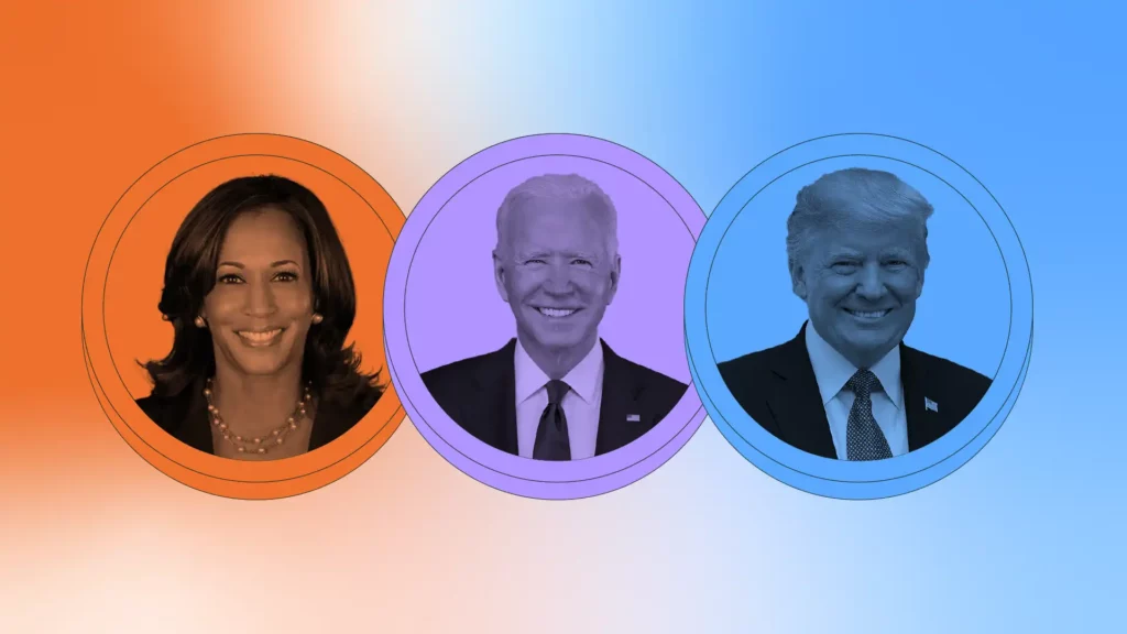 Trump, Kamala Harris, Biden Memecoins React to Shifting Presidential Landscape