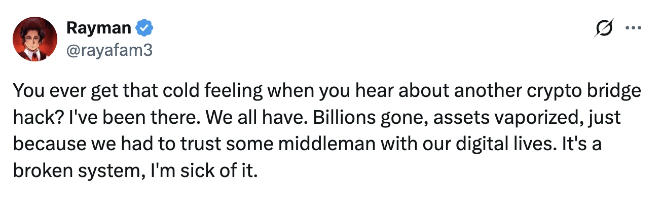 Have you heard this? | Source: @rayafam3 on X