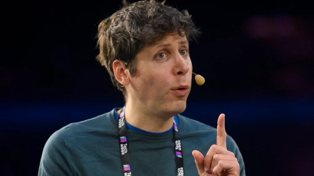 Sam Altman Worldcoin founder.