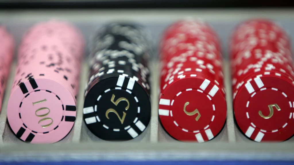 betting chips.