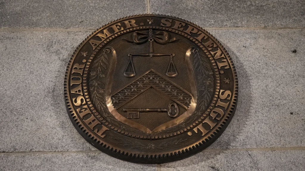 US treasury logo.
