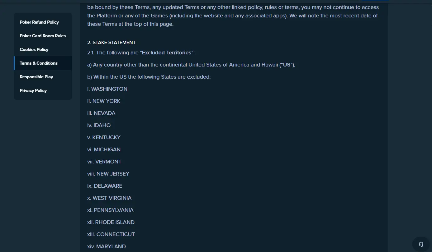 CCN.com screenshot of stake.us restricted states