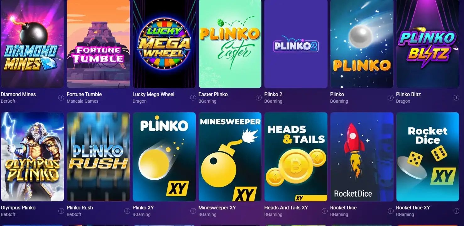 CCN.com screenshot of BetUS specialty games