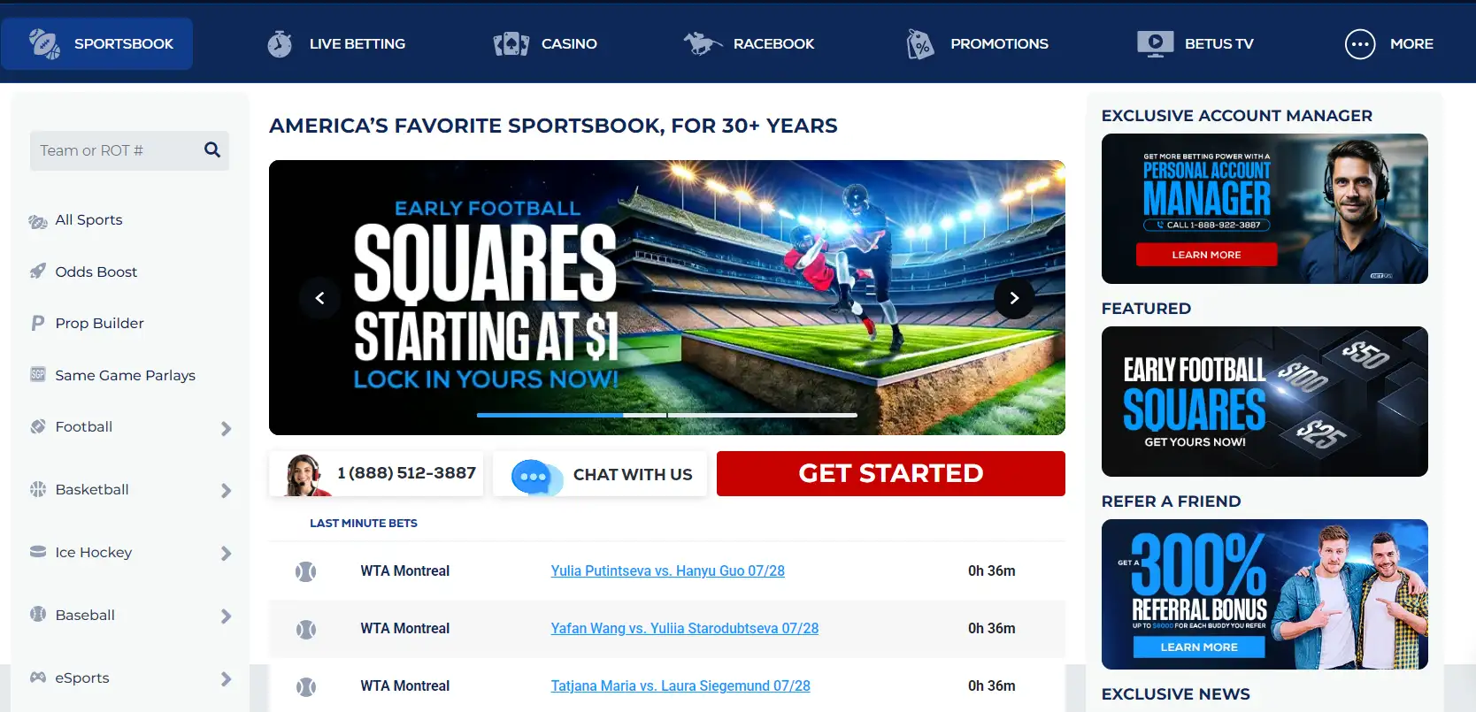 CCN.com screenshot of BetUS sportsbook