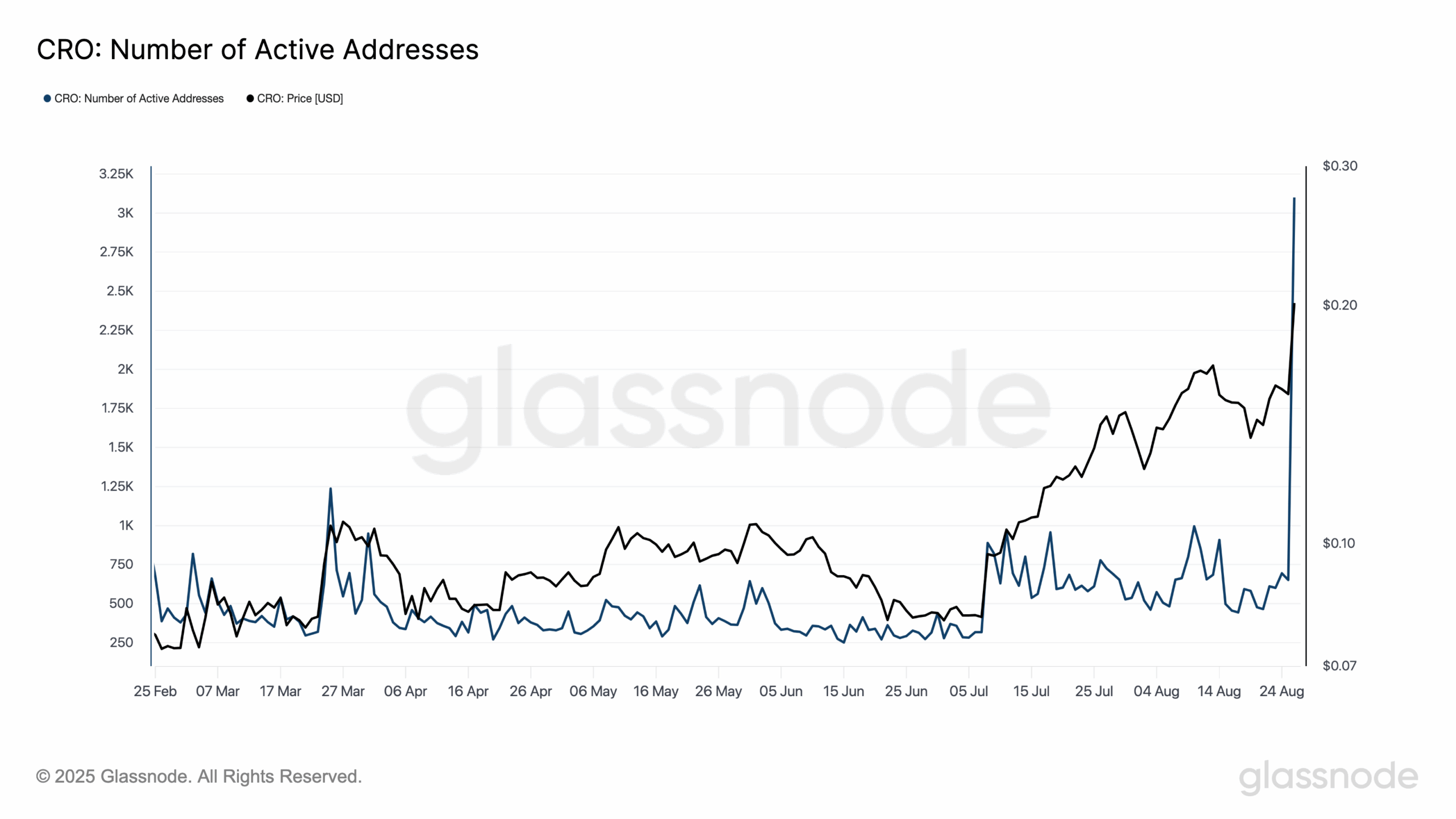 network activity rises