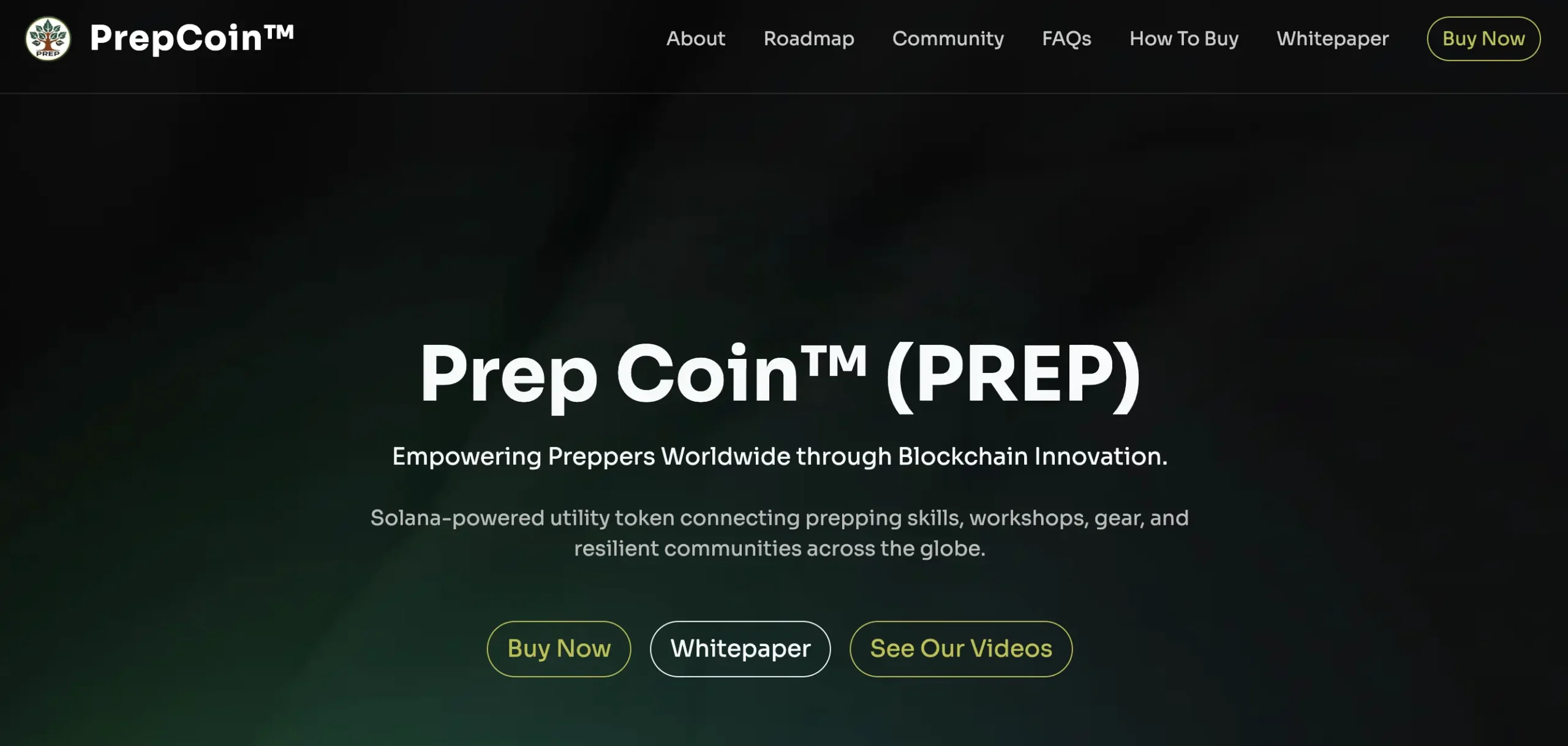 Prepcoin Homepage