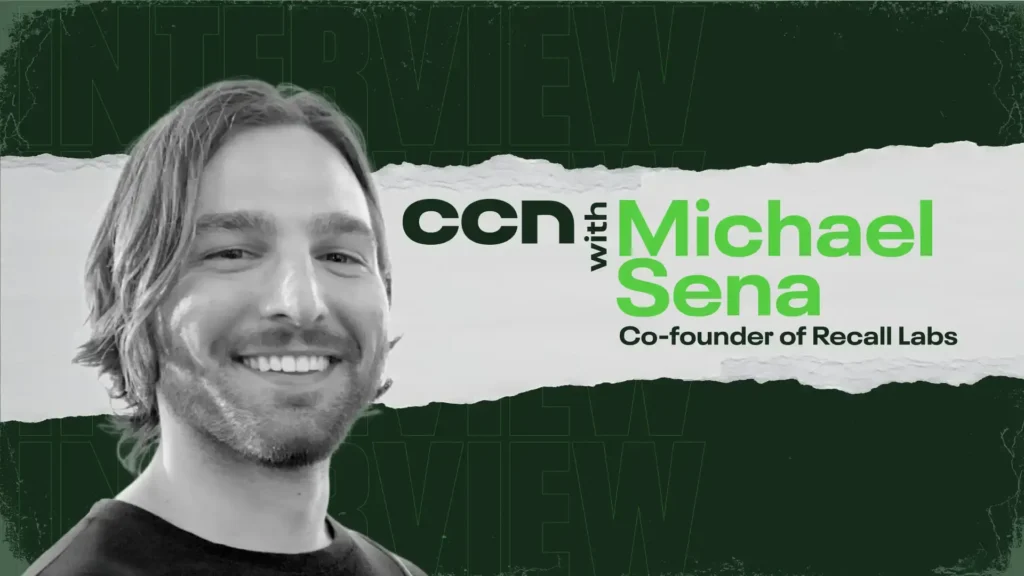 Michael Sena, co-founder of Recall Labs