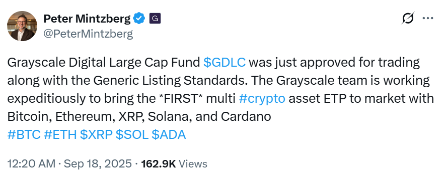 Grayscale CEO on GDLC ETF