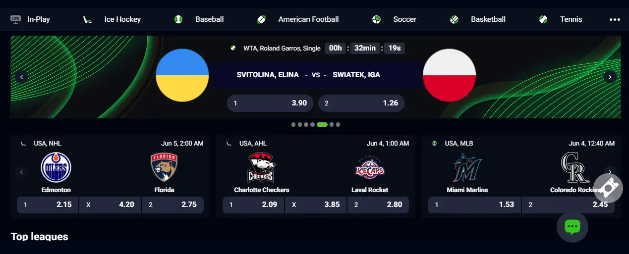 CCN.com screenshot of bets.io sportsbook