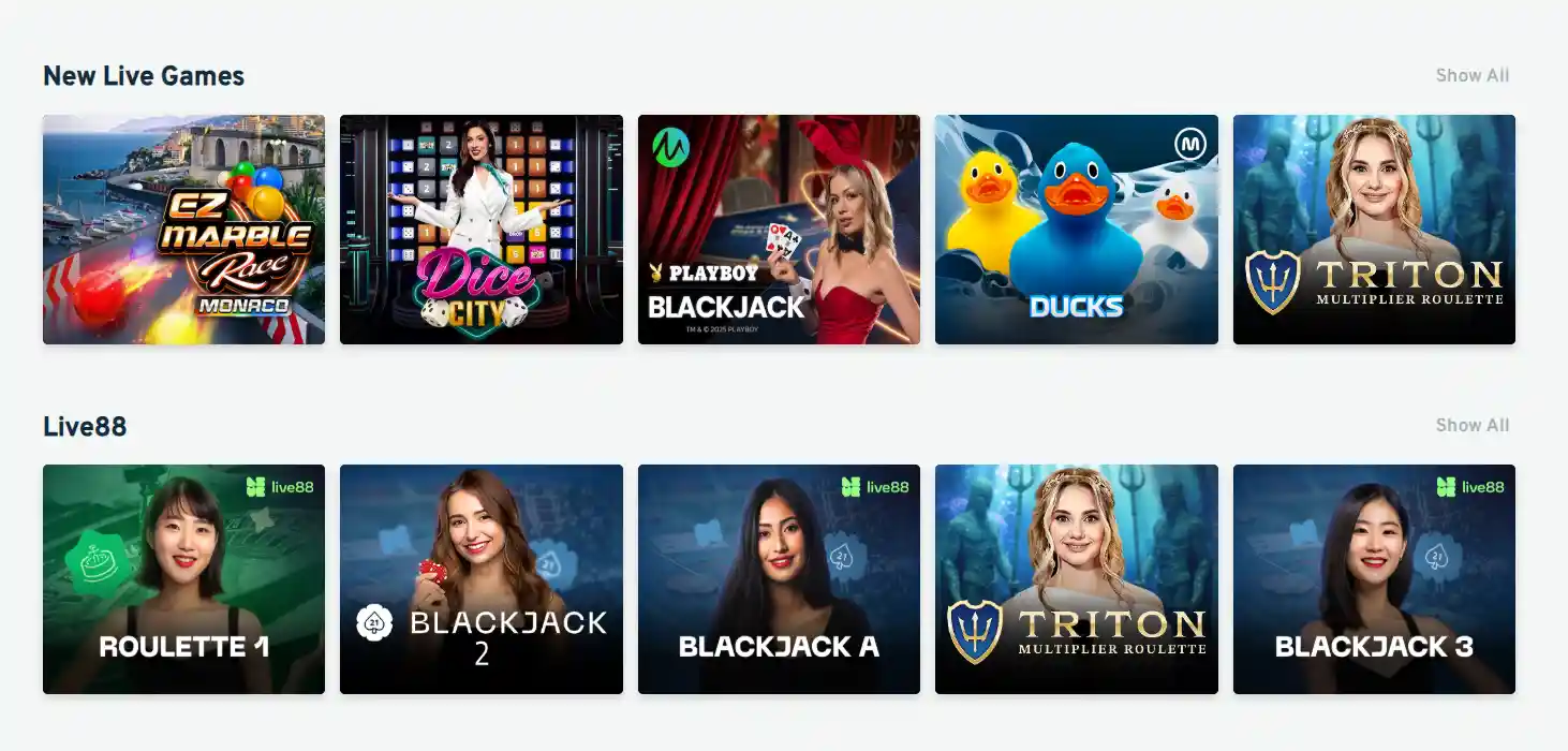CCN.com screenshot of cryptorino live games