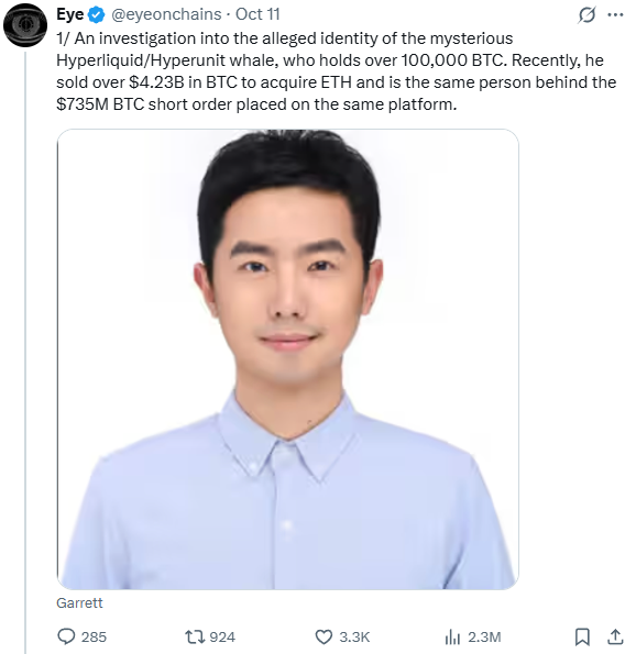 Eye conducted an investigation on Garrett Bullish