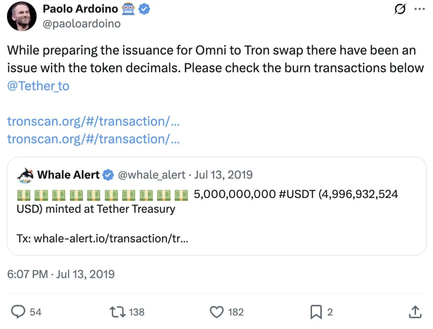 Tether’s mistake | Source: X