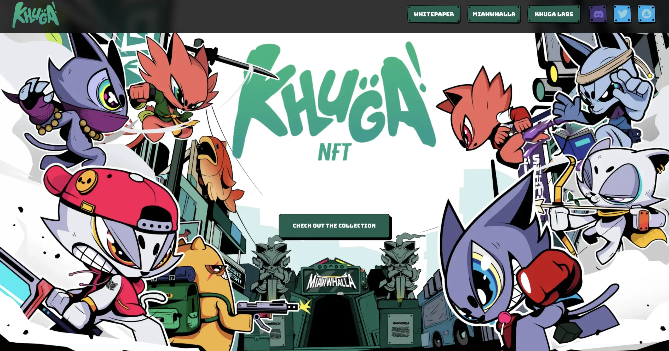 Khugaverse homepage screenshot