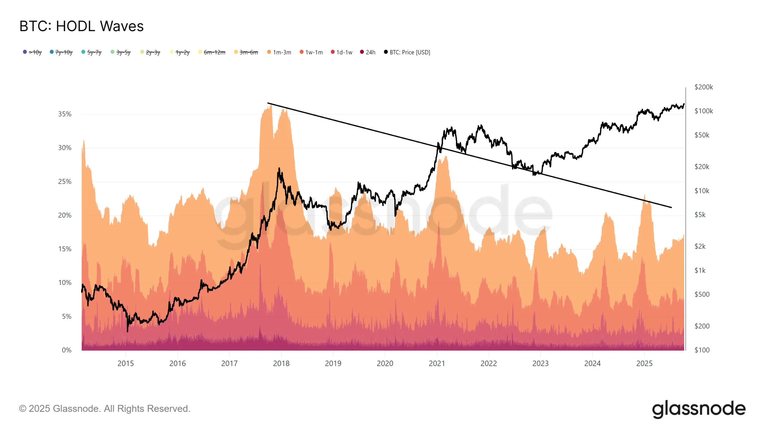 BTC HODL Wave