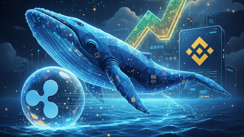 A whale moves 94M XRP to Binance after a record XRP ETF debut, sparking speculation as analysts warn of further crypto market declines.