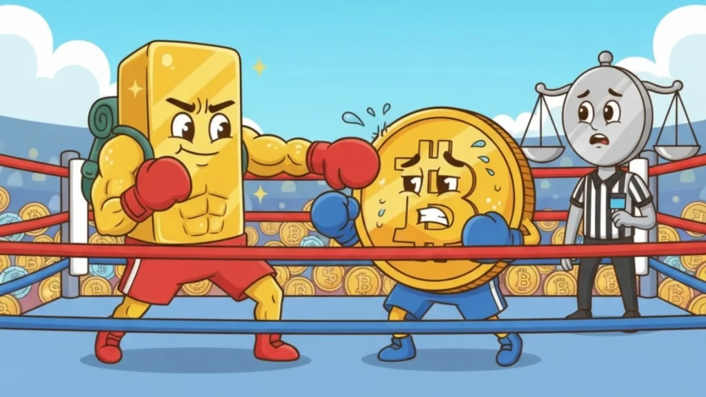 Gold is soaring as Bitcoin slumps, analysts and investors are weighing in on which one will lead the markets as we enter 2026.