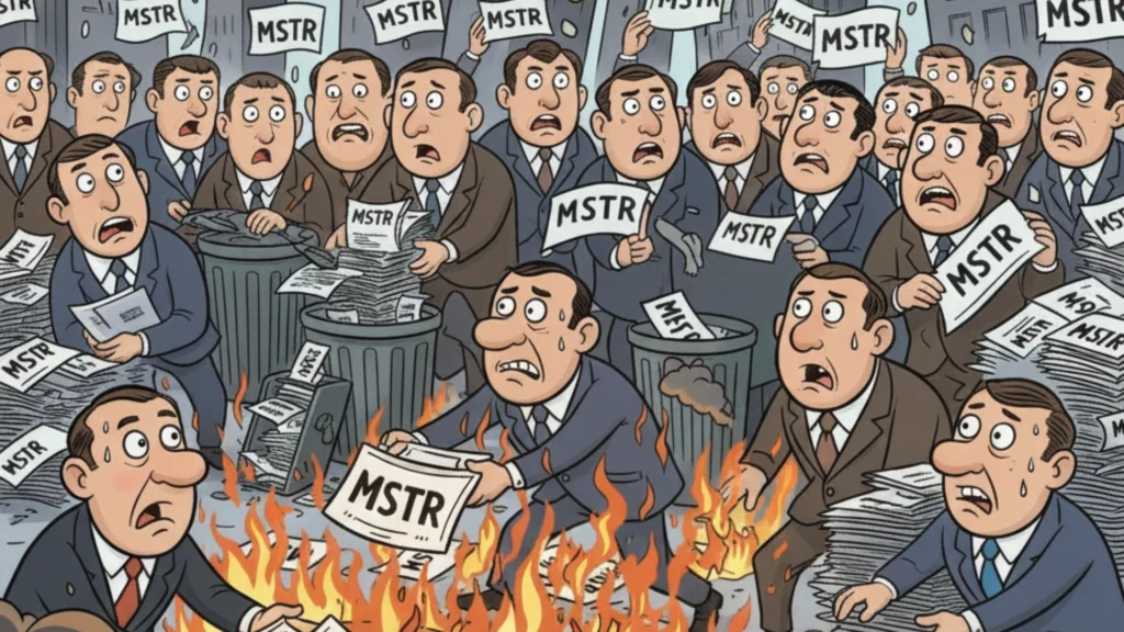 Is Wall Street’s $5.4B MSTR Dump Behind Bitcoin’s Price Plunge?