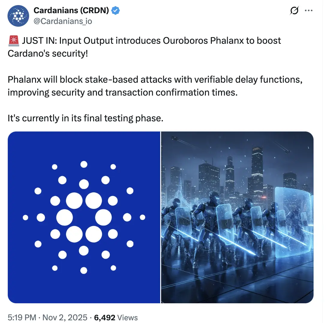 Announcement on X | Source: @Cardanians_io