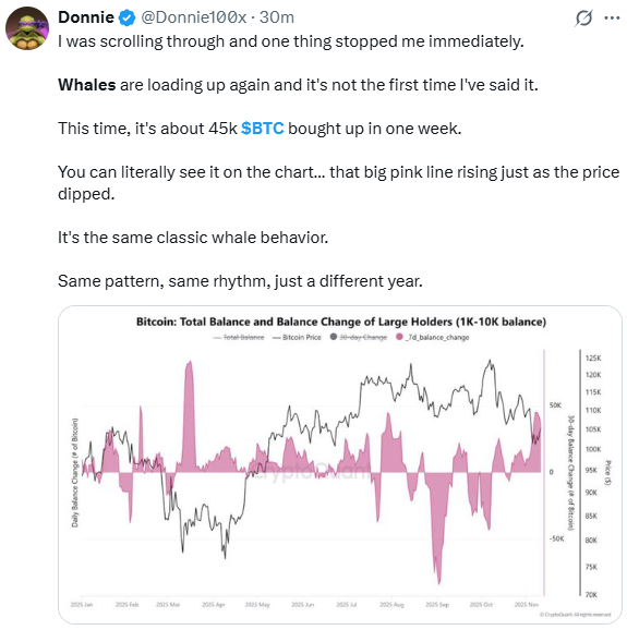 Whales are loading up again