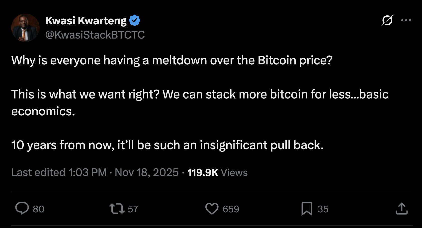 Kwasi Kwarteng surprised followers with his Bitcoin weigh in | Source: X