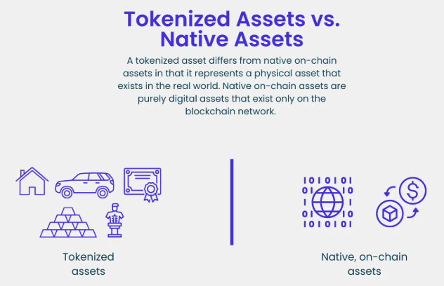 Tokenized assets vs native assets