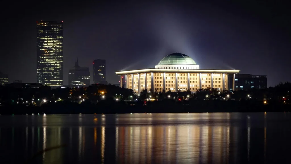 National Assembly Building, Seoul, South Korea.