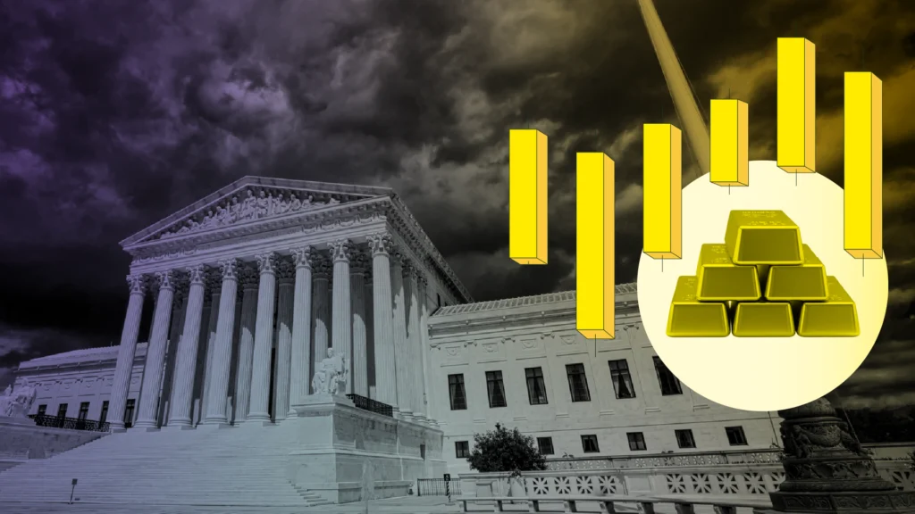 Stocks Sink on Supreme Court Tariff Reversal Fears but Gold Breaks Past $4,000