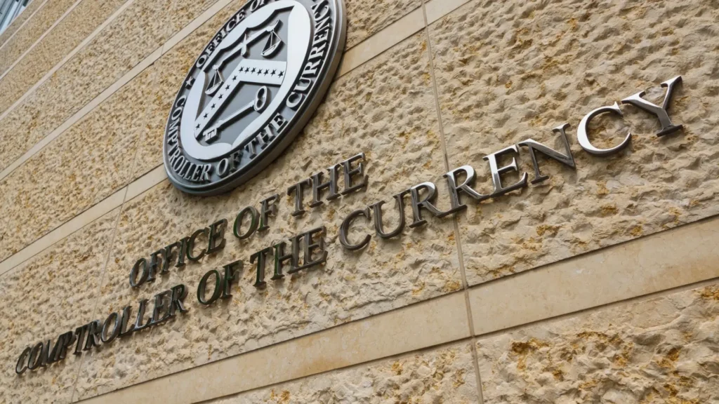 The Office of the Comptroller of the Currency (OCC) has given the greenlight for banks to offer crypto trading services. Credit: Kevin Carter via Getty Images.
