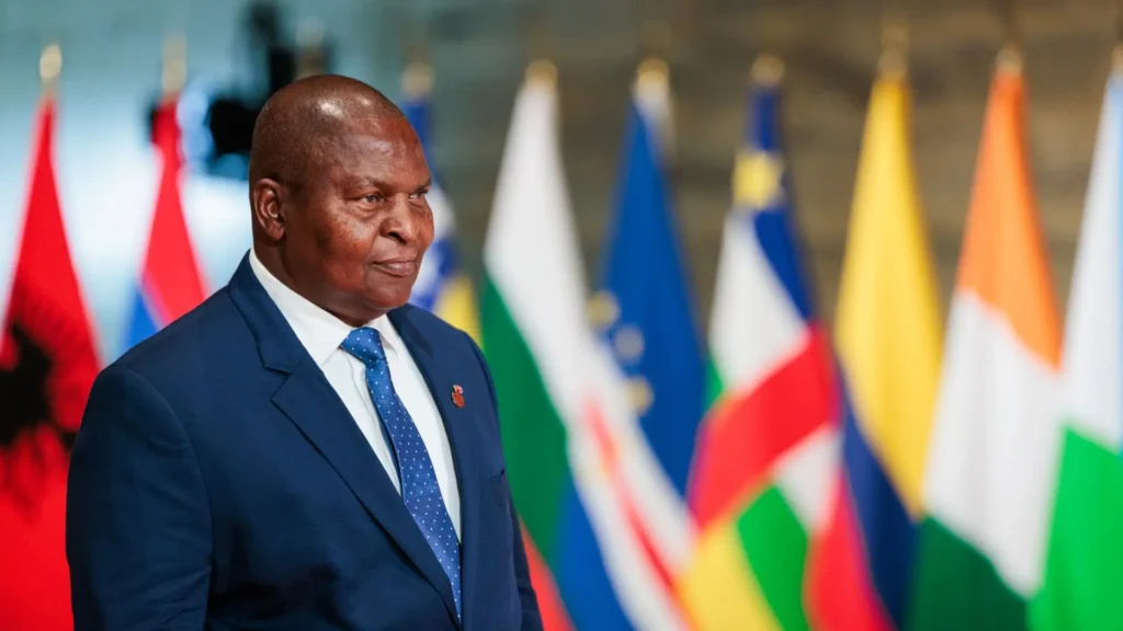 The President of the Central African Republic, Faustin-Archange Touadéra